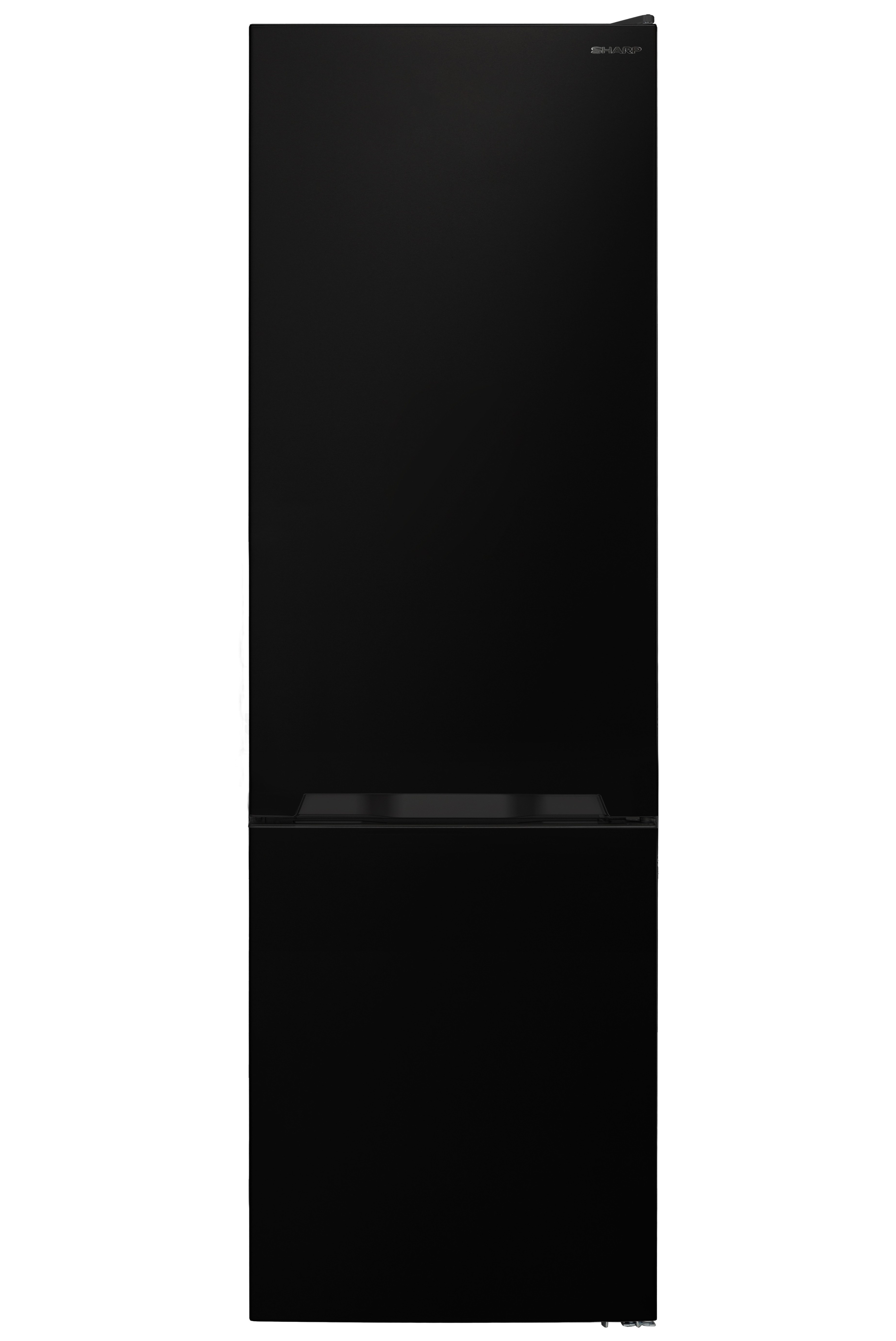 Frigorífico combi Sharp SJ-FBA22IMXME-ES, 201 x 59.5 x 65 cm, Advance No Frost, clase E, 250 kWh/año, 38 dB, 366 litros, 0°C, negro mate