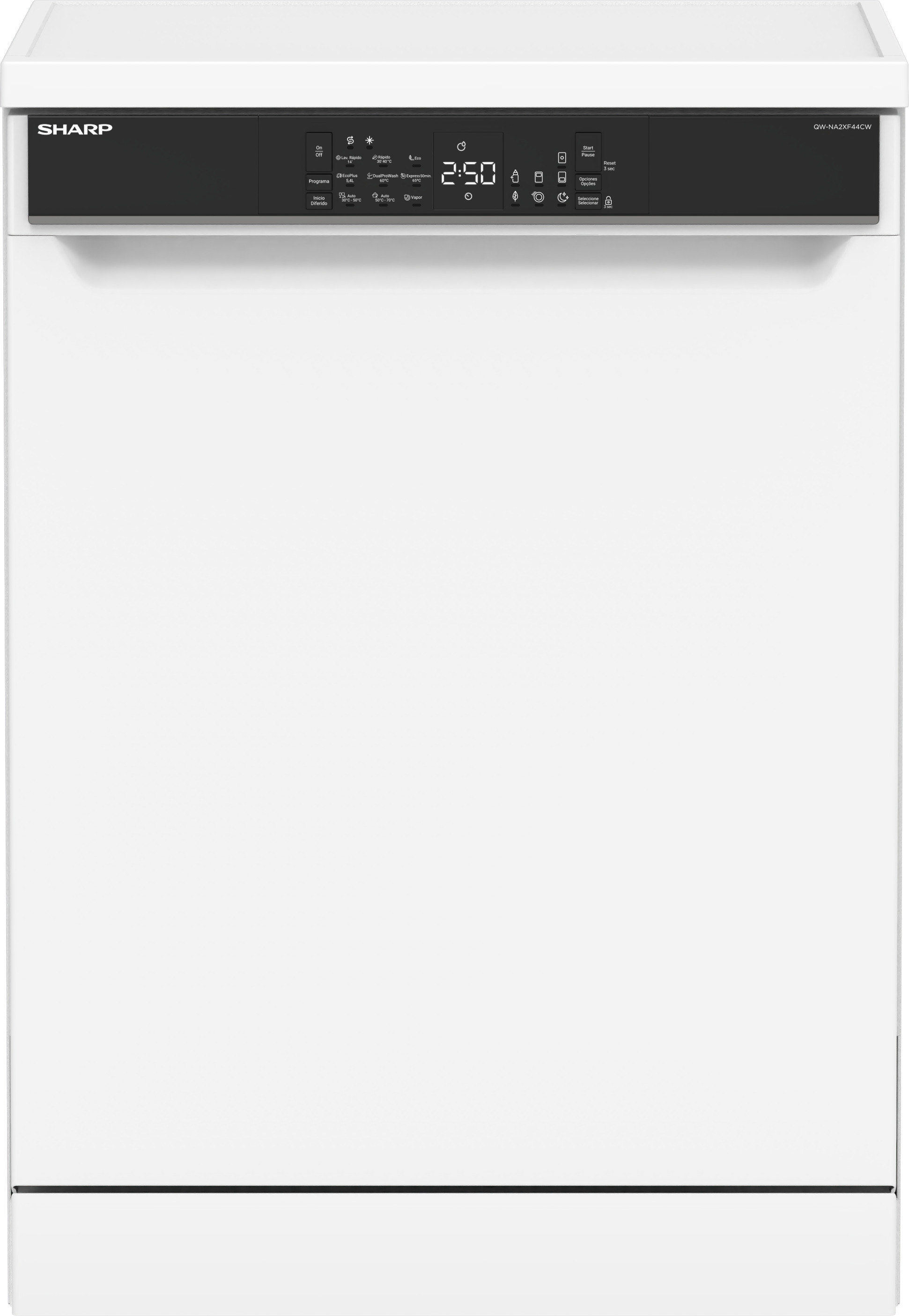 LVJ. SHARP QWNA2XF44CWES 9P 44dBA DSP WHITE
