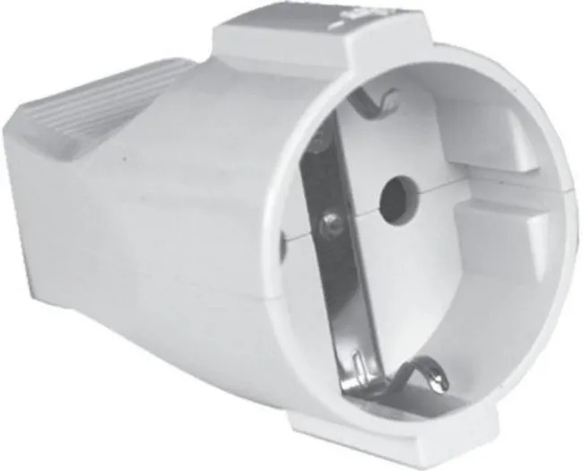 CLAVIJA ELECTRICA SILVERSANZ H CAUCHO 4,8MM+TT LAT