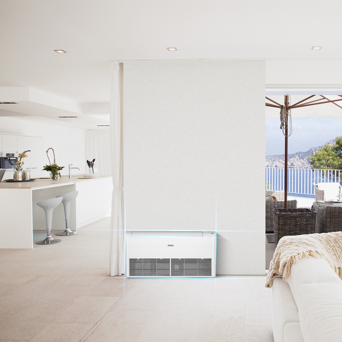 ACON.SPLIT HAIER SUELO TECHO 105 HC MONO WIFI