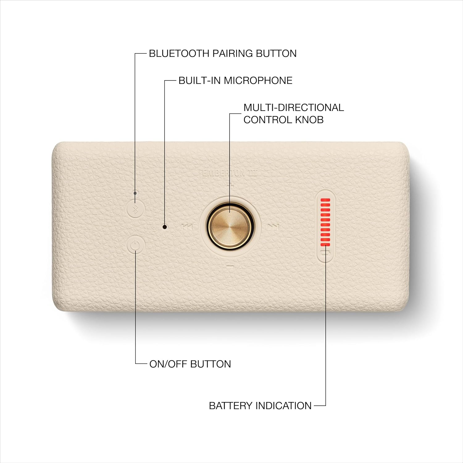 ALTAVOZ MARSHALL EMBERTON III CREAM