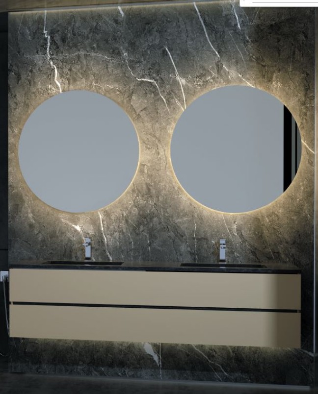 ESP. BAÑO LEDIMEX Ø80 OPORTO 3000K OPOR001-80C
