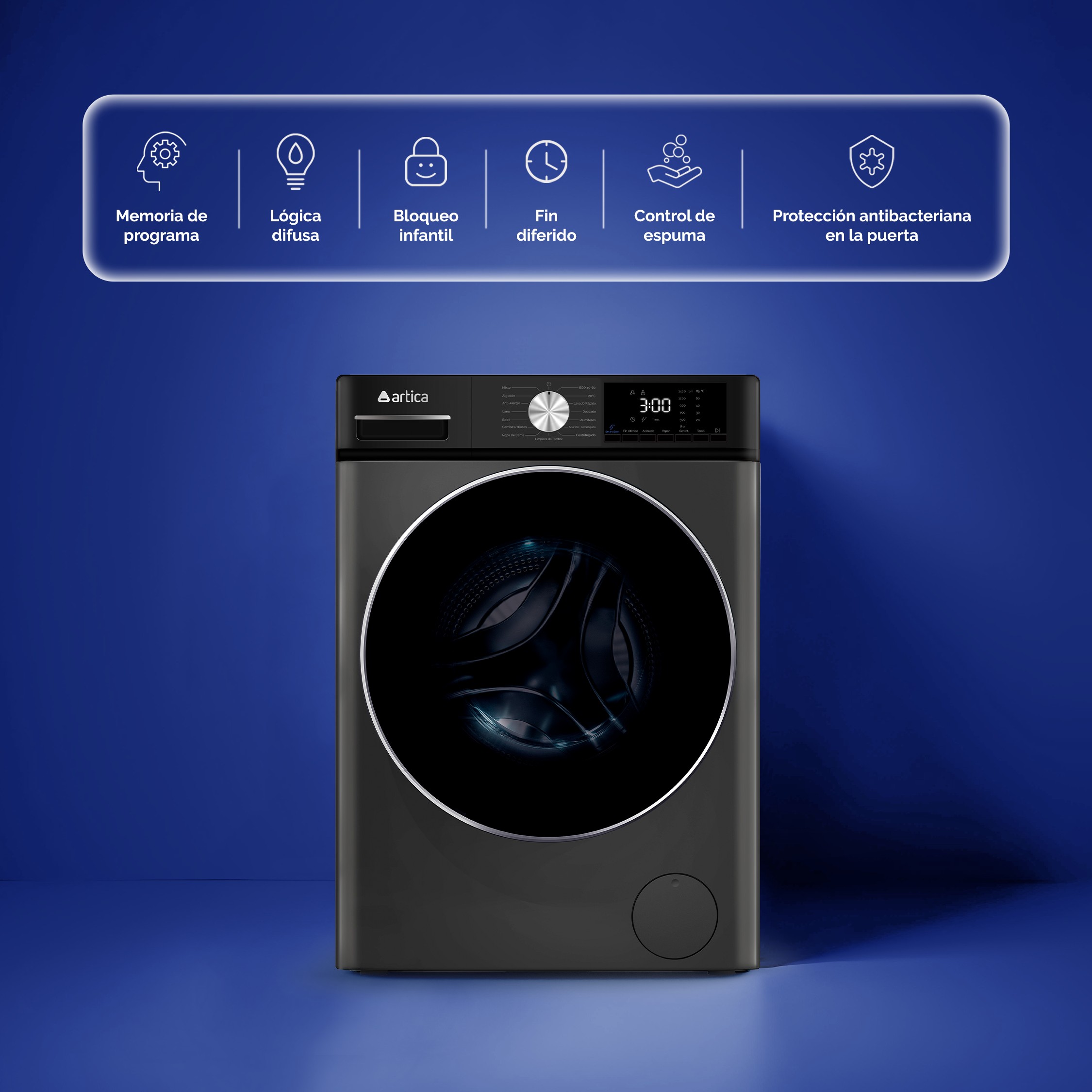 LVD. ARTICA AL121400AFDI 12K 1400R DARK INOX