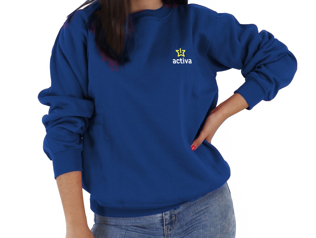 SUDADERAS AZUL ROYAL T/L