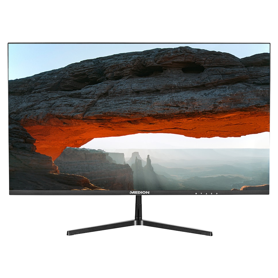 Monitor Medion AKOYA P52218 MD 20150, 21,5 pulgadas, Full HD, 75 Hz, antirreflejos, Flicker Free, HDMI, VGA, negro