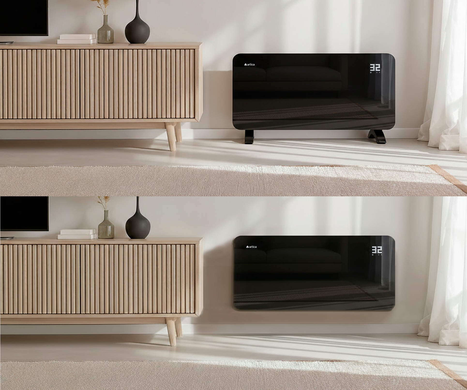 PLACA RADIANTE APRCRIS2000 2000W LED TEMP