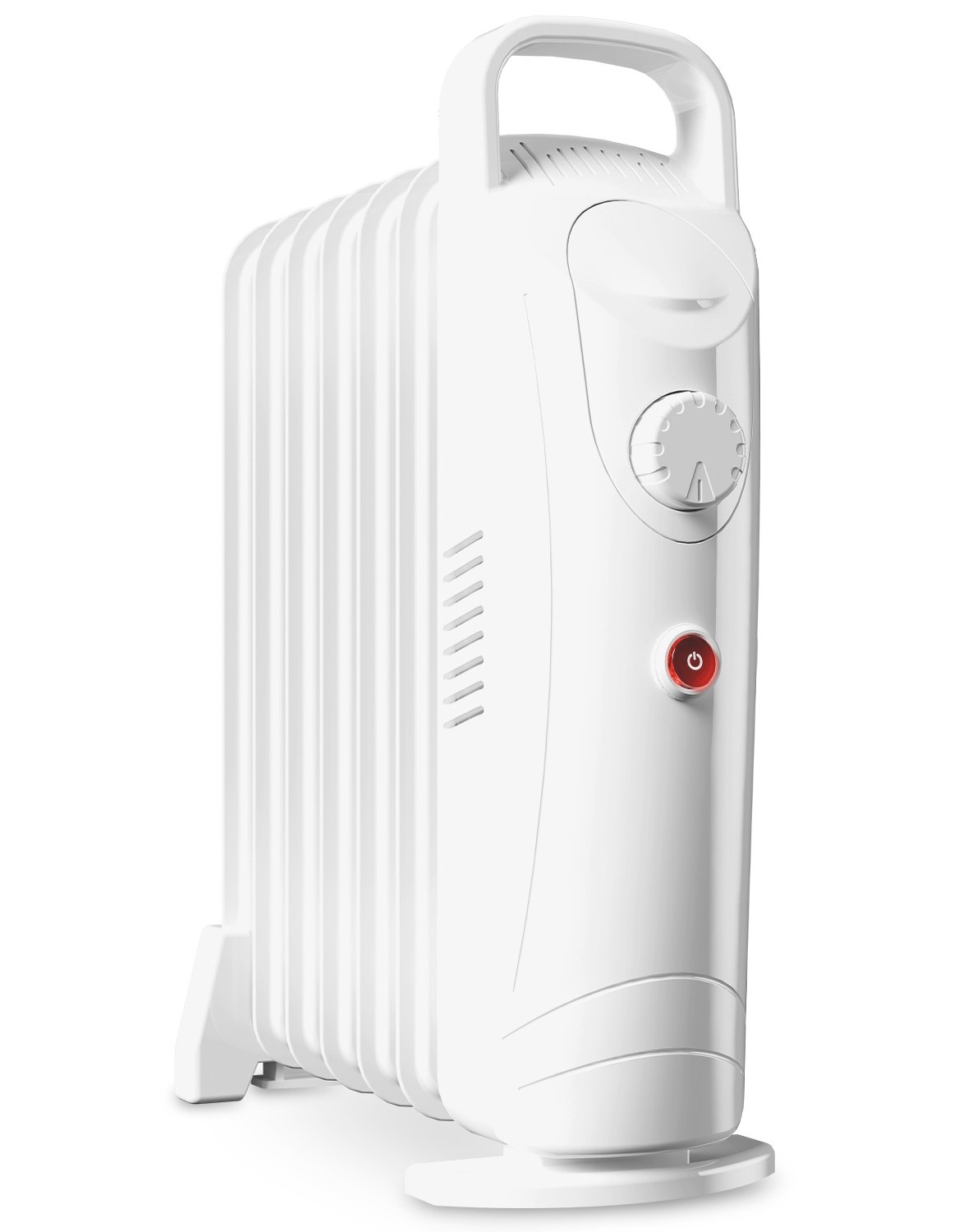 Radiador de aceite mini Artica ARAM800, 7 elementos, 800W, blanco