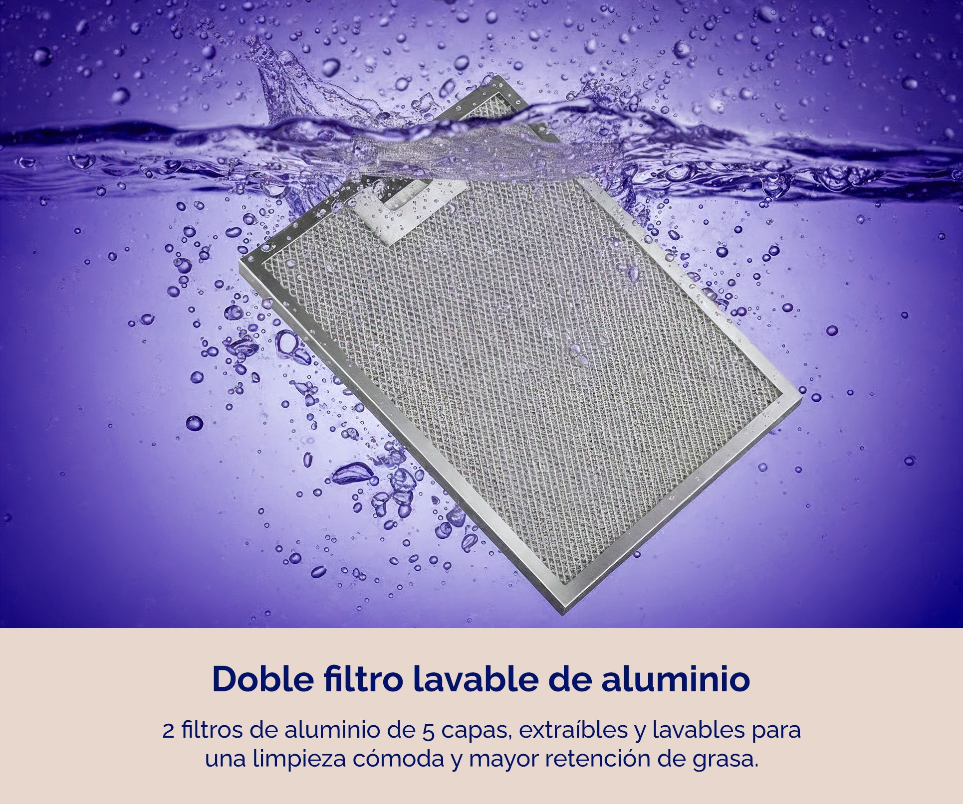 CAMPANA ARTICA ASLIDE60BI 60CM B INOX