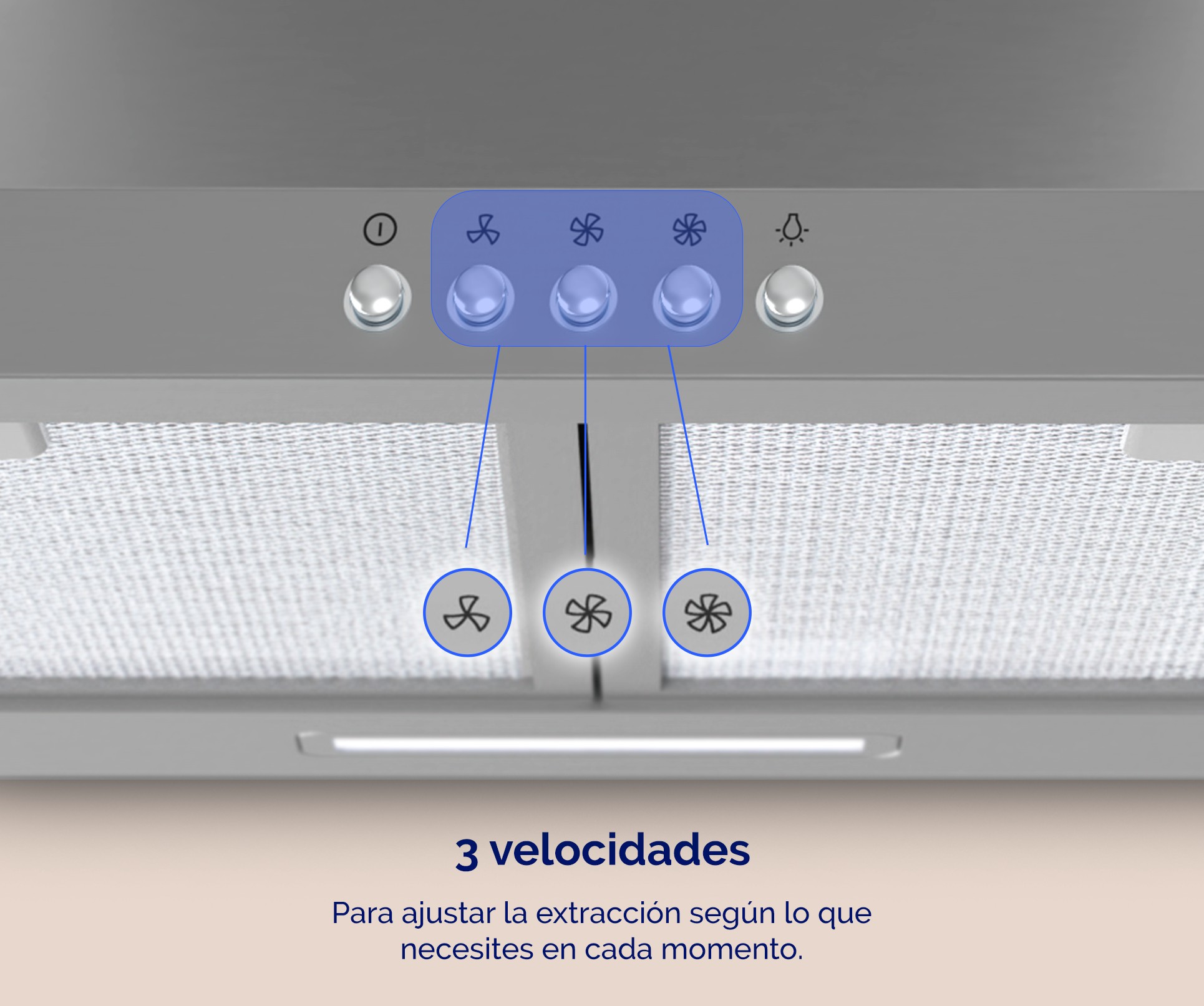 CAMPANA ARTICA APYRAM90BI 90CM B INOX