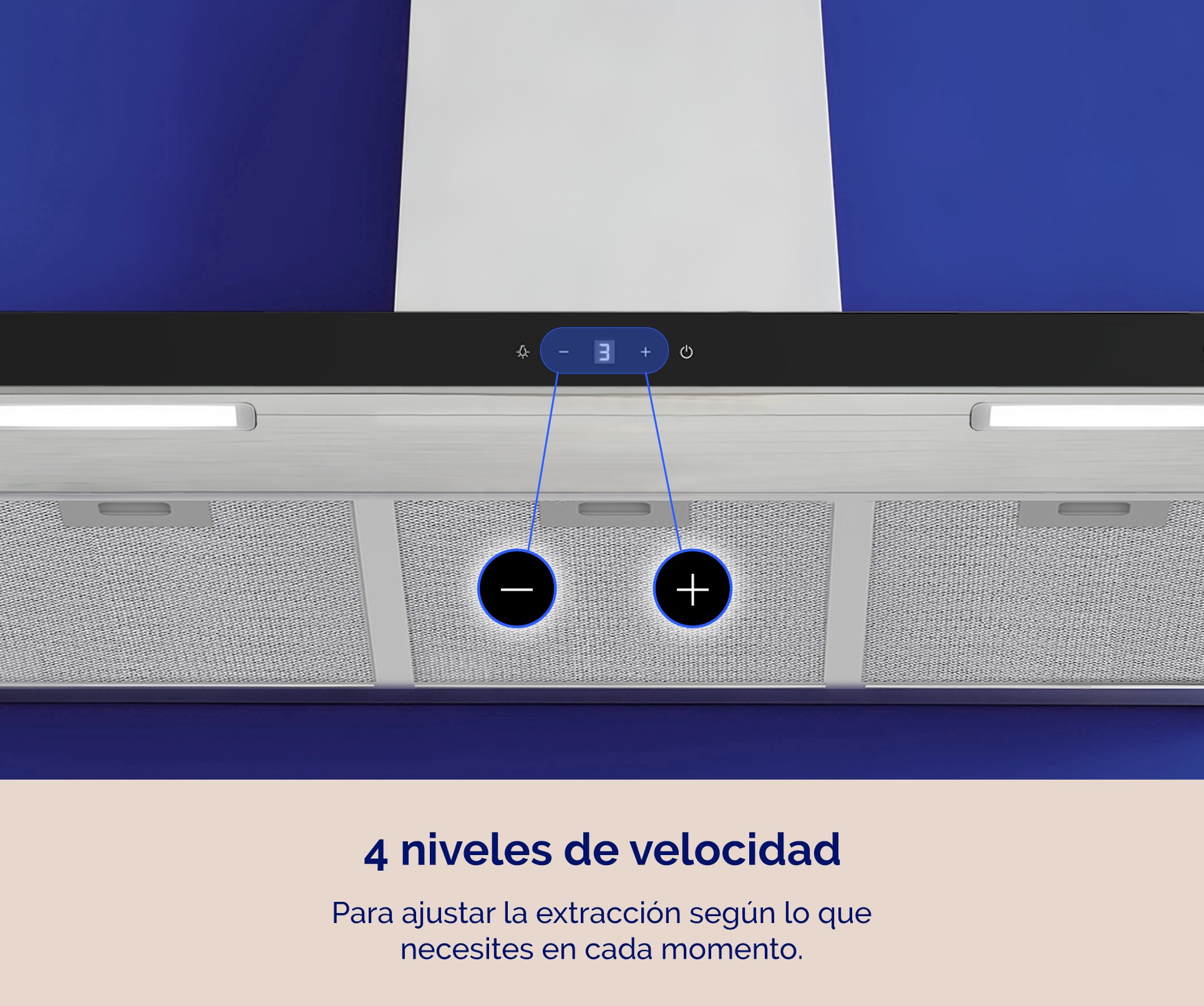 CAMPANA ARTICA ASKYLINE60AI 60CM A INOX TOUCH