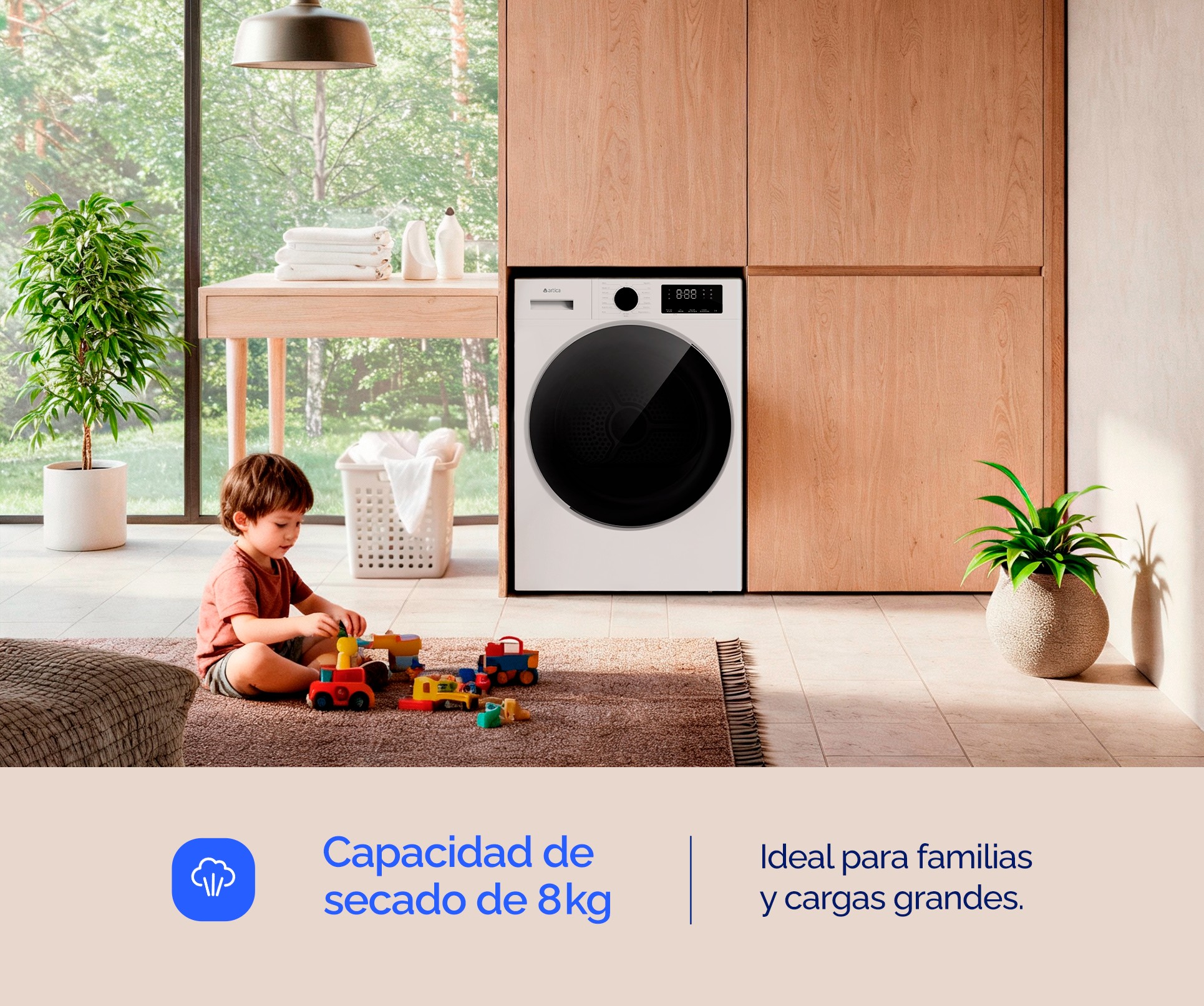 SECADORA ARTICA ADRYPLUS8EB 8 K BC CLASE E BCO