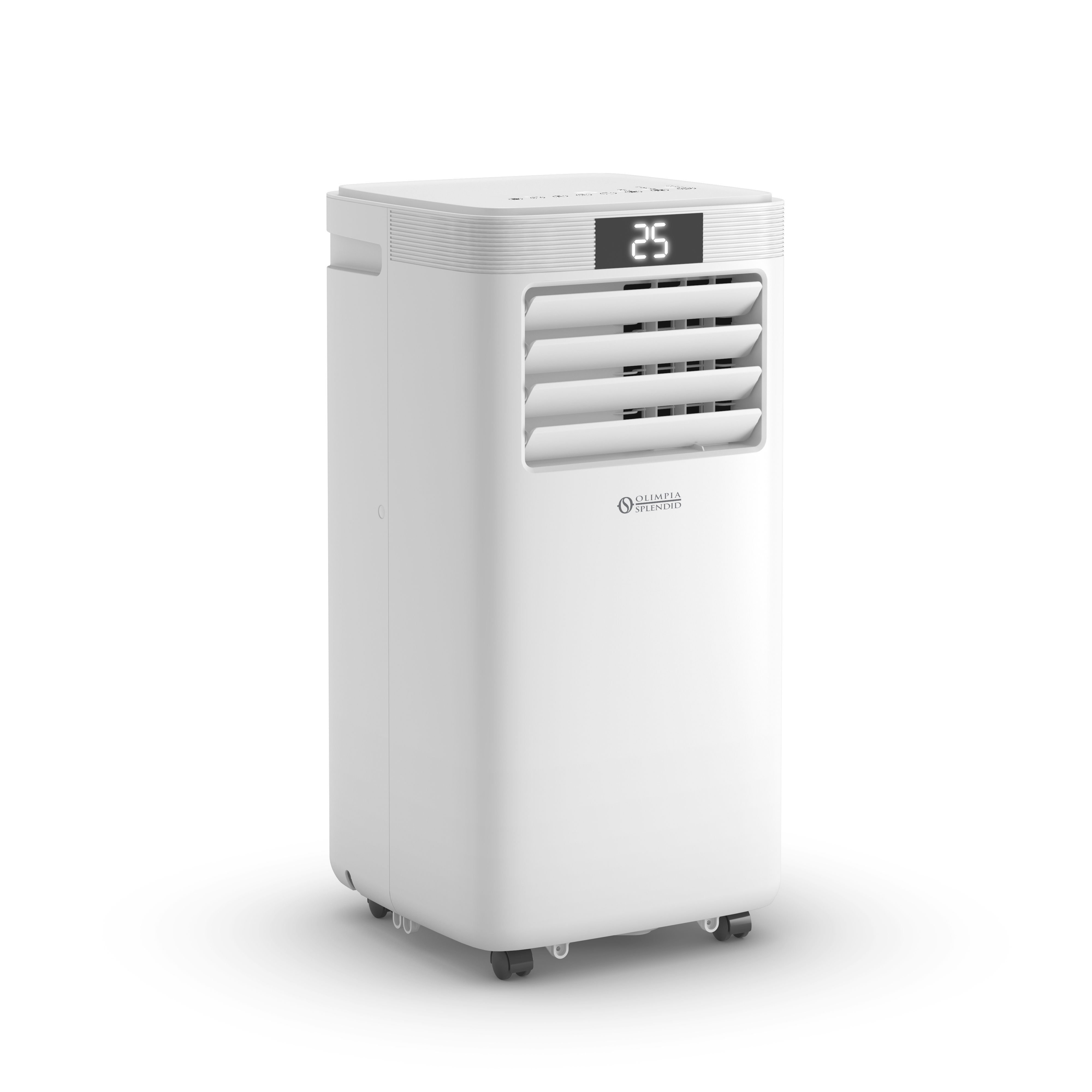 Aire acondicionado portátil Olimpia DolceClima 10 HP WIFI, 2500 frigorías, con bomba de calor, clase A/A, 65dB, gas R290, kit ventana, tubo flexible, WiFi, blanco