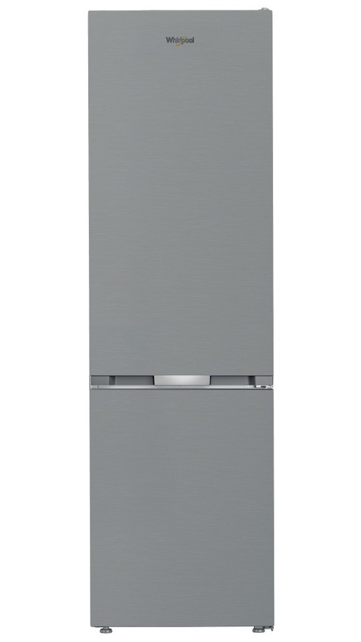 Frigorífico combi Whirlpool WHK25404XP8E, 203.5 x 59.5 x 66.3 cm, Dual No Frost, clase A, 112 kWh/año, 32 dB, 355 litros, 0-3°C, 6th Sense, inox