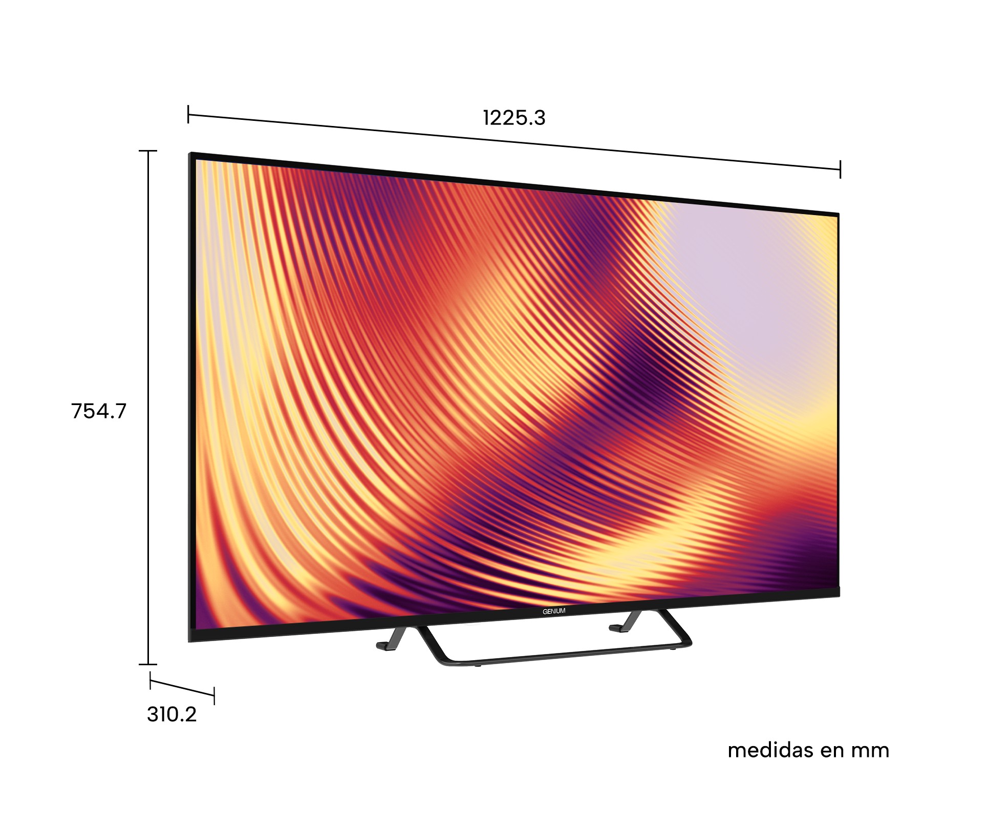 TV GENIUM 55" GTV55UHD UHD SMART TV