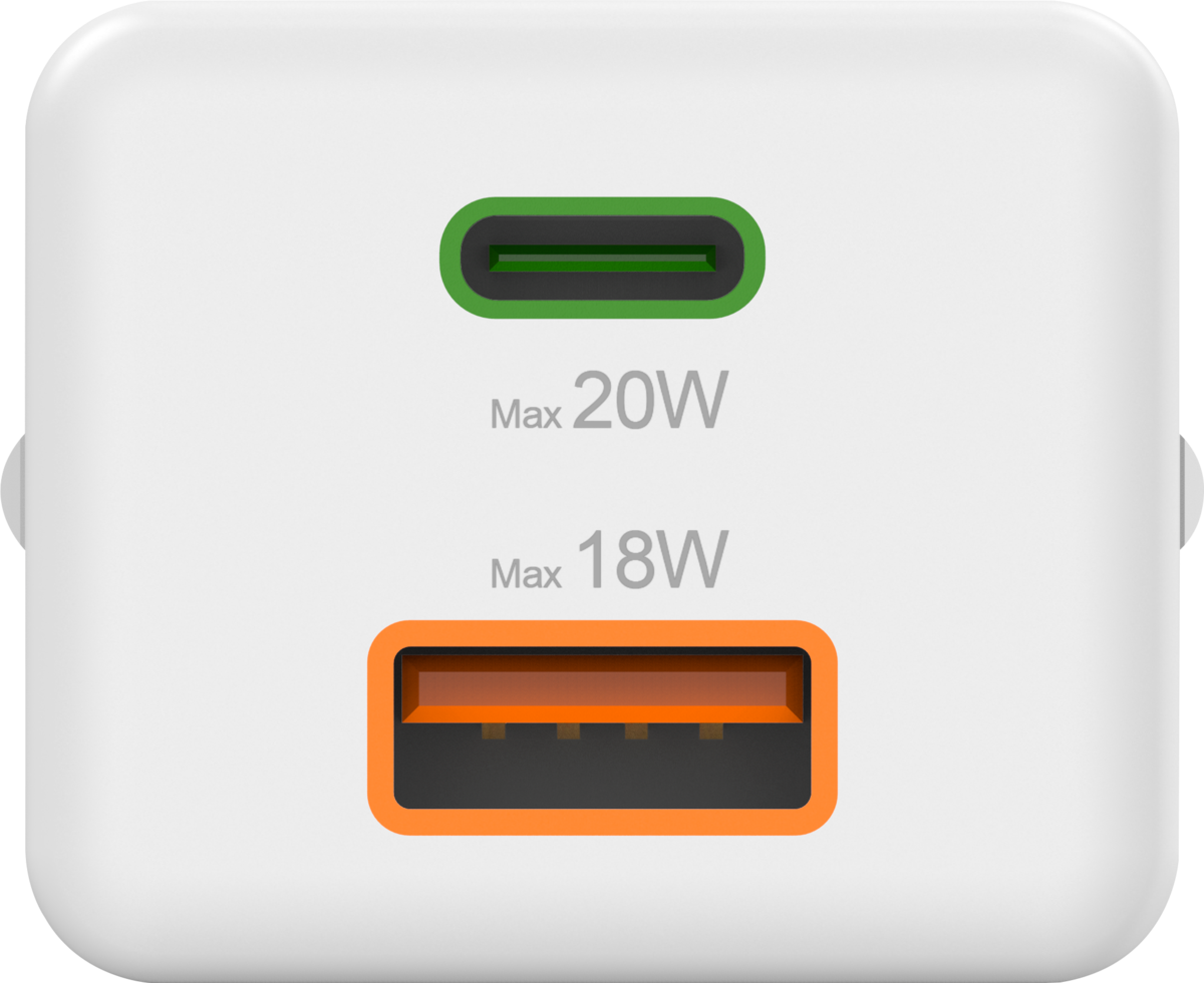 CARGADOR HAMA 00201991 MINI 220V 20W USB-C +USB A