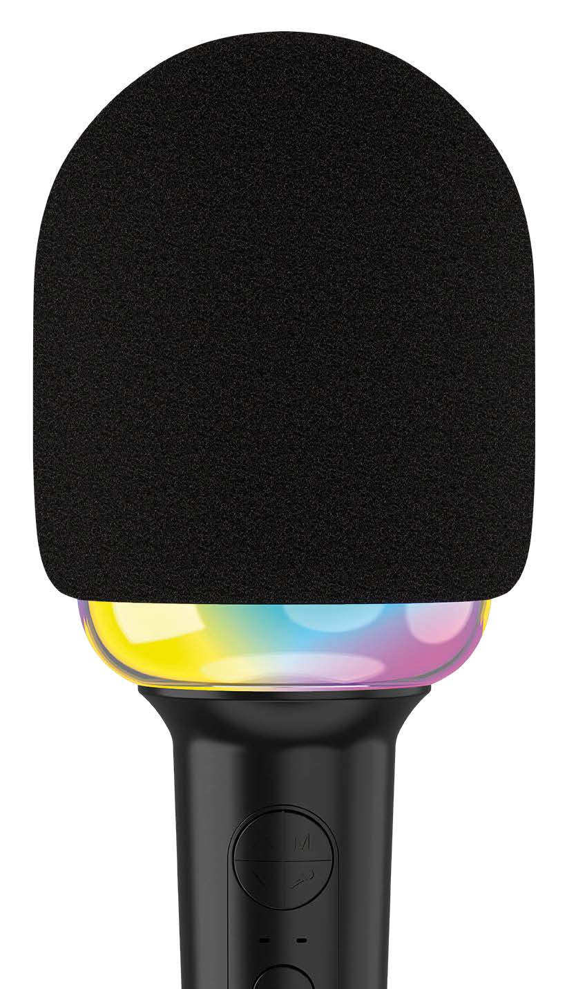 MICROFONO LEDWOOD SINGMASTER BT 15W NEGRO