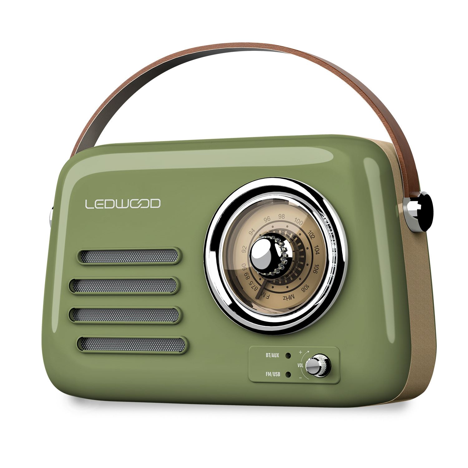 RADIO LEDWOOD ALMA RETRO FM 30W GREY