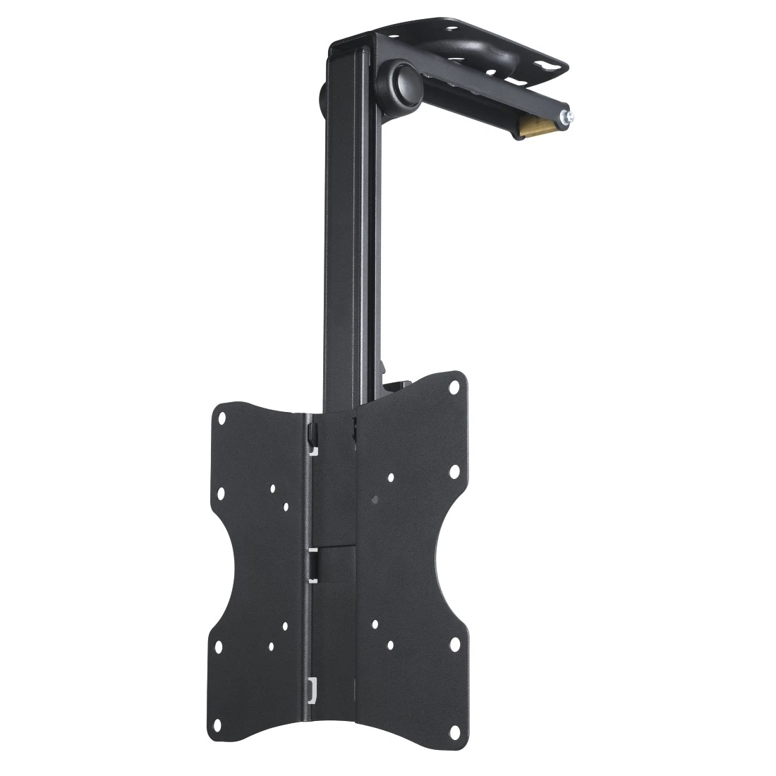 Soporte TV de techo Hama 00220876, 19-46 pulgadas, hasta 20 kg, VESA 200 x 200 mm, giro 100°, incl. hasta -90°, altura 266-471 mm, negro