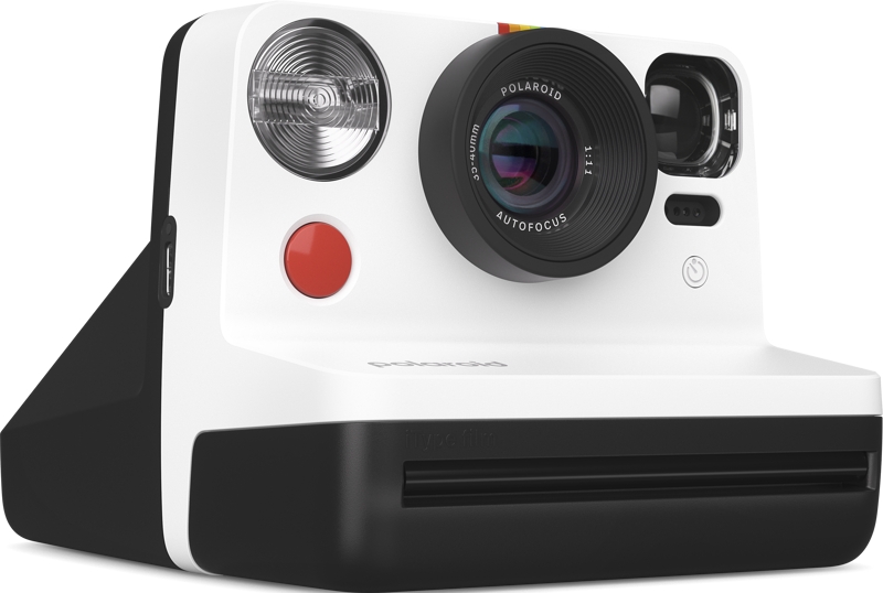 Cámara instantánea Polaroid Now GEN 2 Black and White, blanco y negro