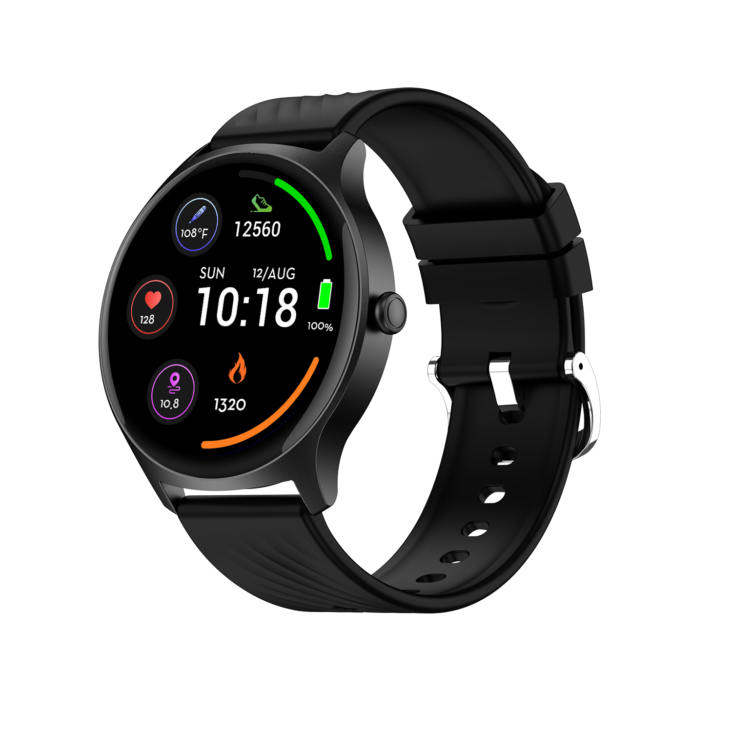 Reloj Smartwatch Denver SWC-387B, negro