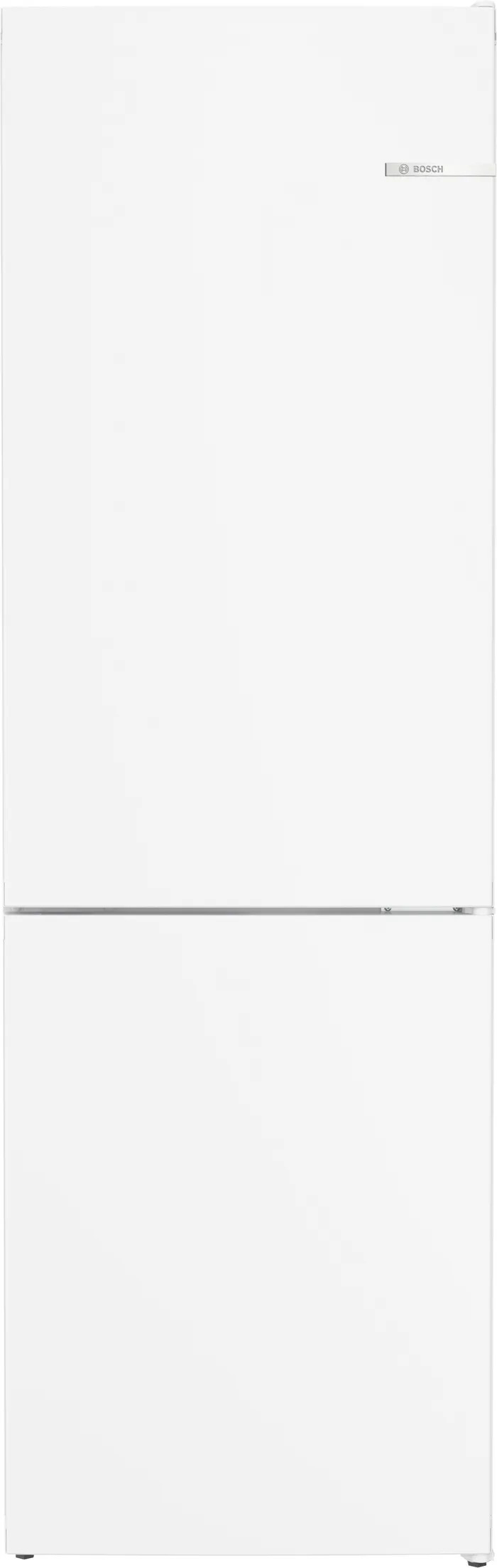 Frigorífico combi Bosch KGN36VWDB, 186 x 60 x 66 cm, Total No Frost, clase D, 191 kWh/año, 36 dB, 326 litros, VitaFresh, 0°C, reversible, LED, blanco