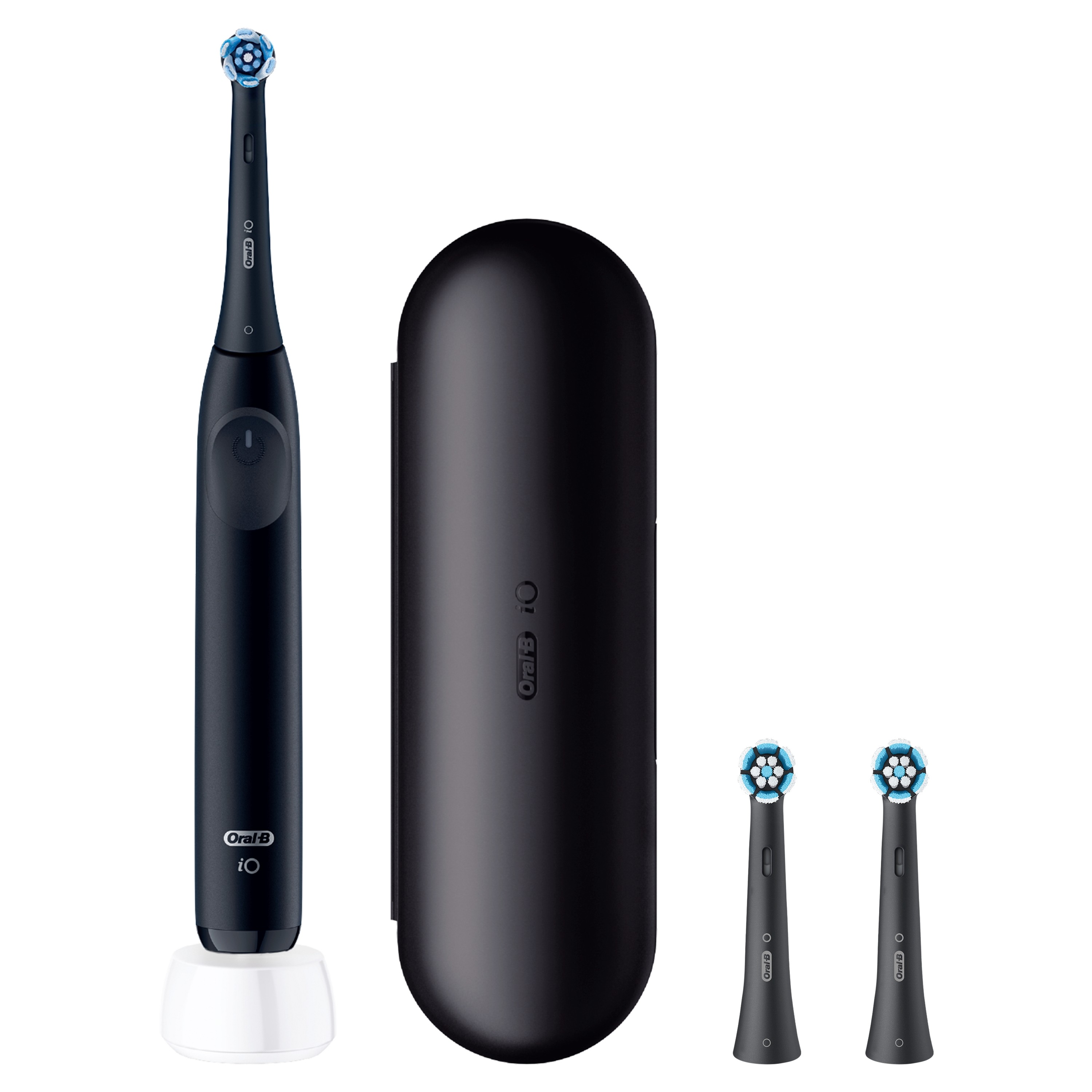 Cepillo eléctrico dental Oral-B iO Series 2 con funda + 2 recambios, negro
