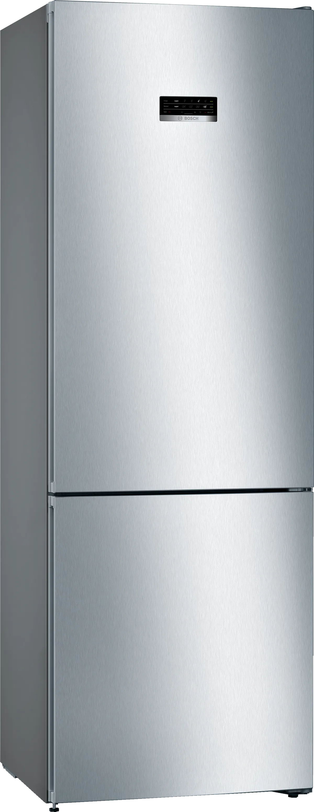 Frigorífico combi Bosch KGN49XIEA, 203 x 70 x 67 cm, Total No Frost, clase E, 259 kWh/año, 40 dB, 438 litros, XXL, VitaFresh 0°C, acero inoxidable