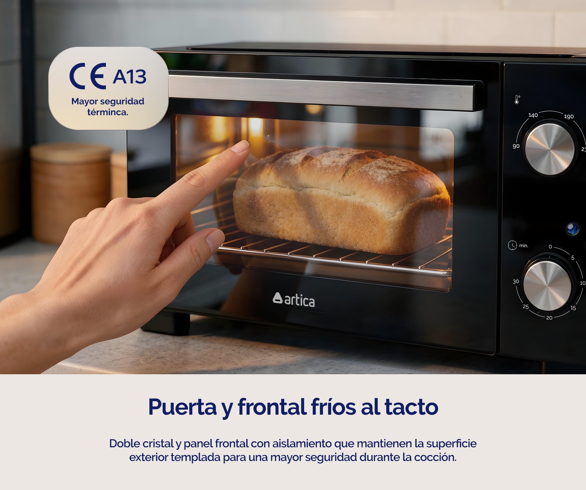 HORNO SOBREMESA ARTICA FLOWBAKE10 800W