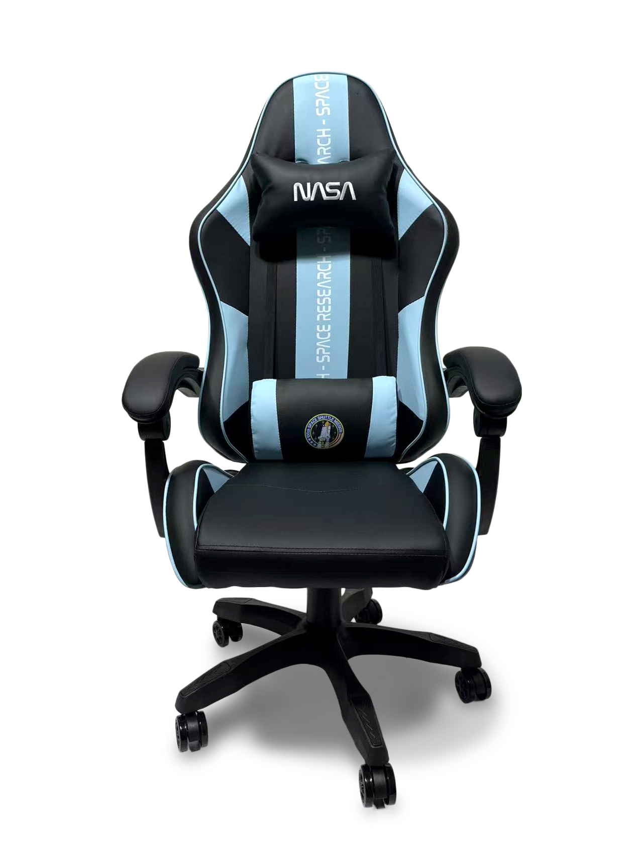 SILLA GAMING NASA ORION NEGRO Y AZUL