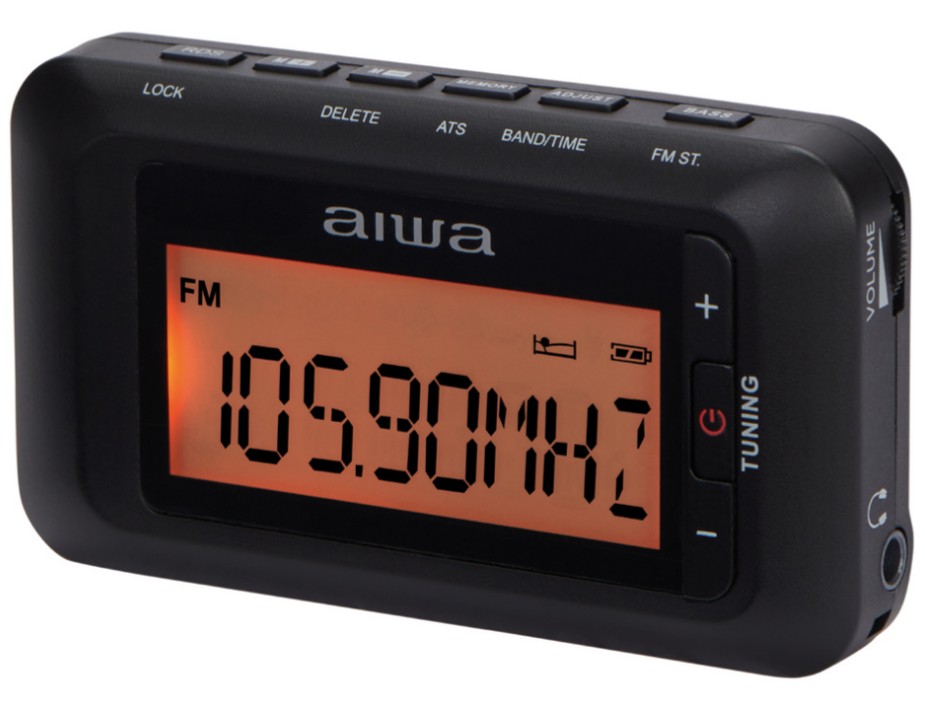 RADIO PORTATIL AIWA RD-10 AM/FM DIGITAL NEGRO