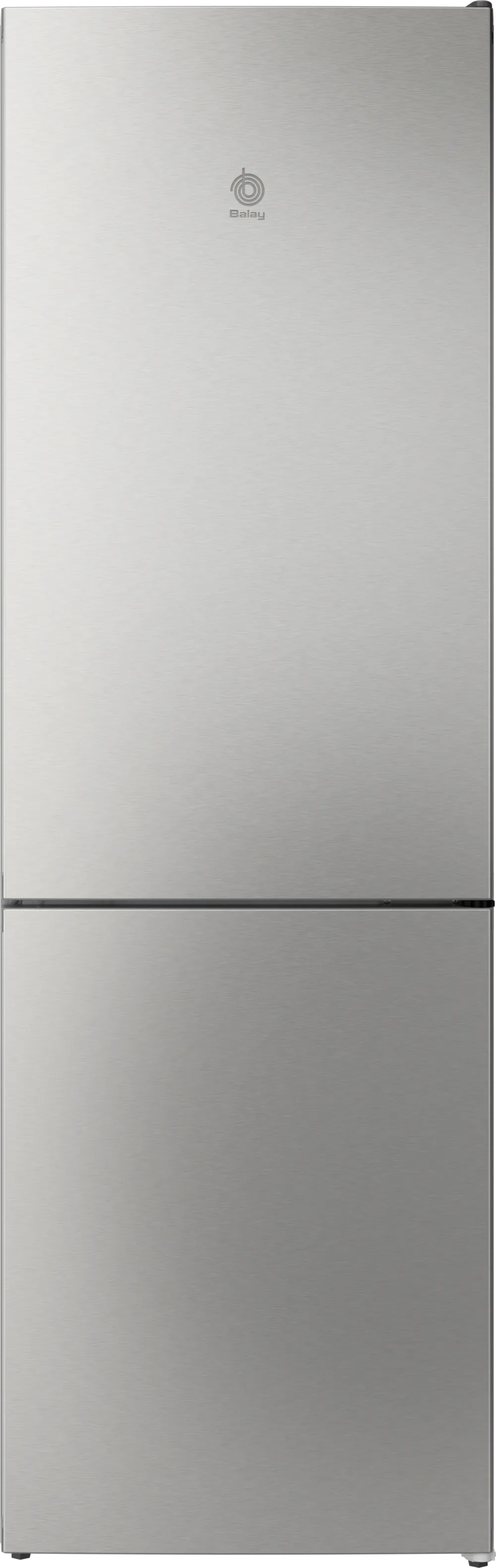 Frigorífico combi Balay 3KFC653XI, 186 x 60 x 66.5 cm, Total No Frost, clase C, 159 kWh/año, 35 dB, 321 litros, ExtraFresh, 0°C, acero antihuellas