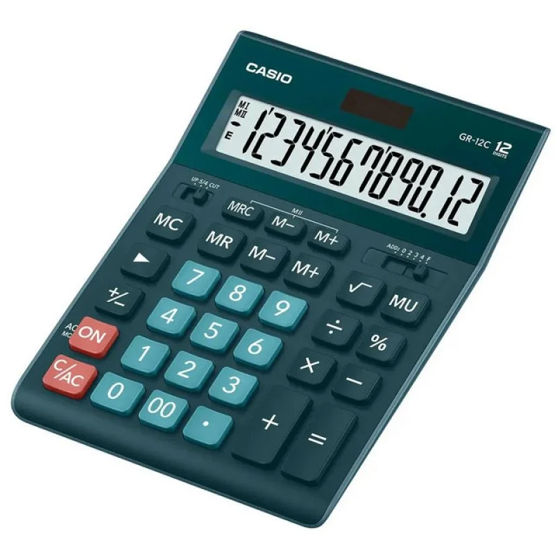 CALCULADORA CASIO GR-12 VERDE
