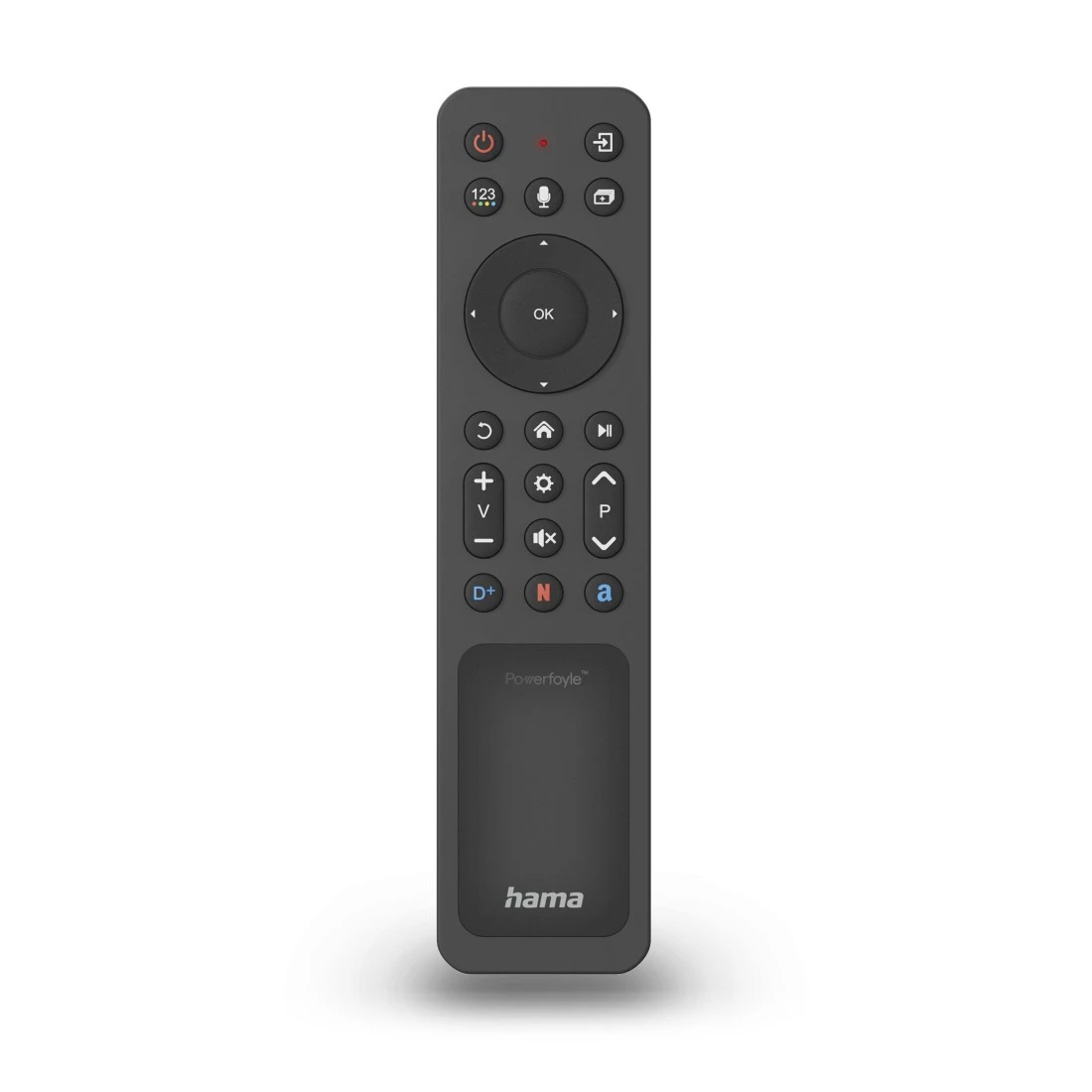 Mando a distancia universal Hama 00221058, Bluetooth, multifuncional, Televisores Samsung, energía solar, negro