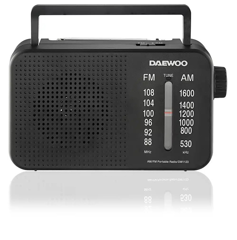 RADIO DIGITAL DAEWOO DW1123 AM/FM ANTENA TELESC NE