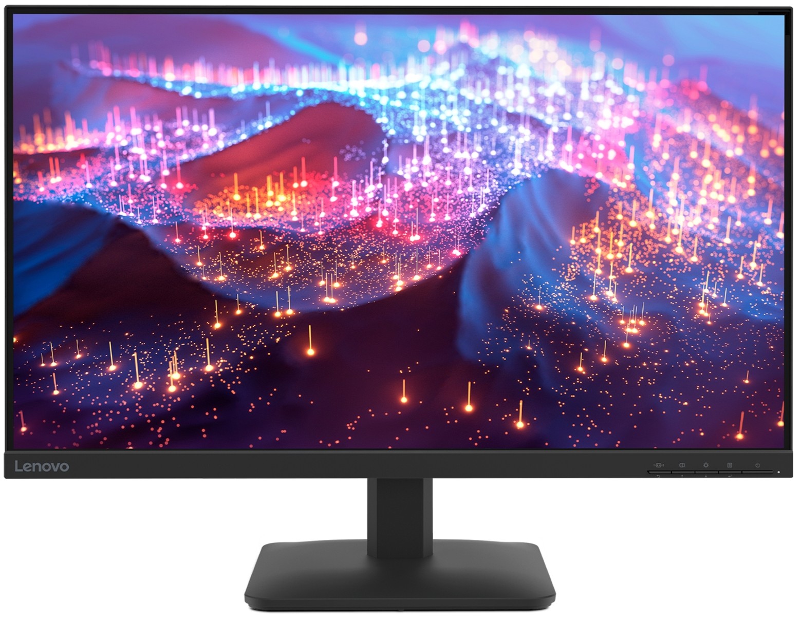 Monitor Lenovo L27-4e 68CDKAC1EU, 27 pulgadas, Full HD, IPS, 100 Hz, 4 ms GtG, HDMI, VGA, 99% sRGB, negro
