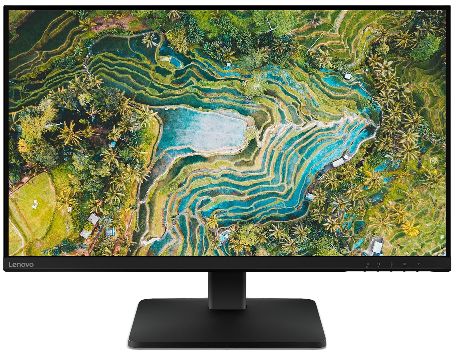 Monitor Lenovo L27qe, 27 pulgadas, QHD, IPS, 100 Hz, 4 ms GtG, 99% sRGB, HDR10, HDMI, DisplayPort, negro