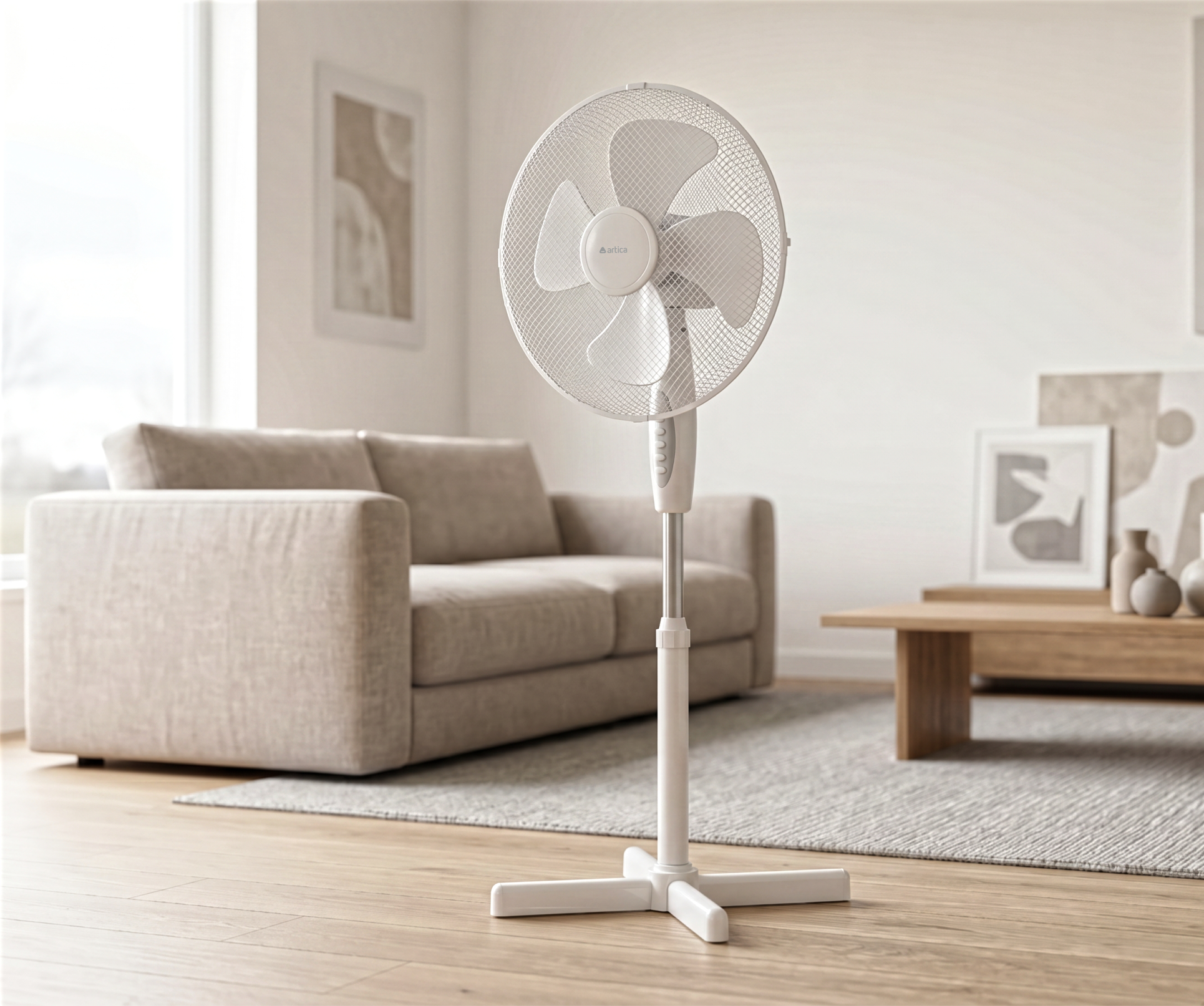 VENTILADOR PIE ARTICA AVP45W16B 45W 40 CM BCO