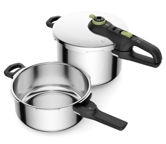 OLLA PRESION RAPID. TEFAL P25843 SECURE TR 6+4L
