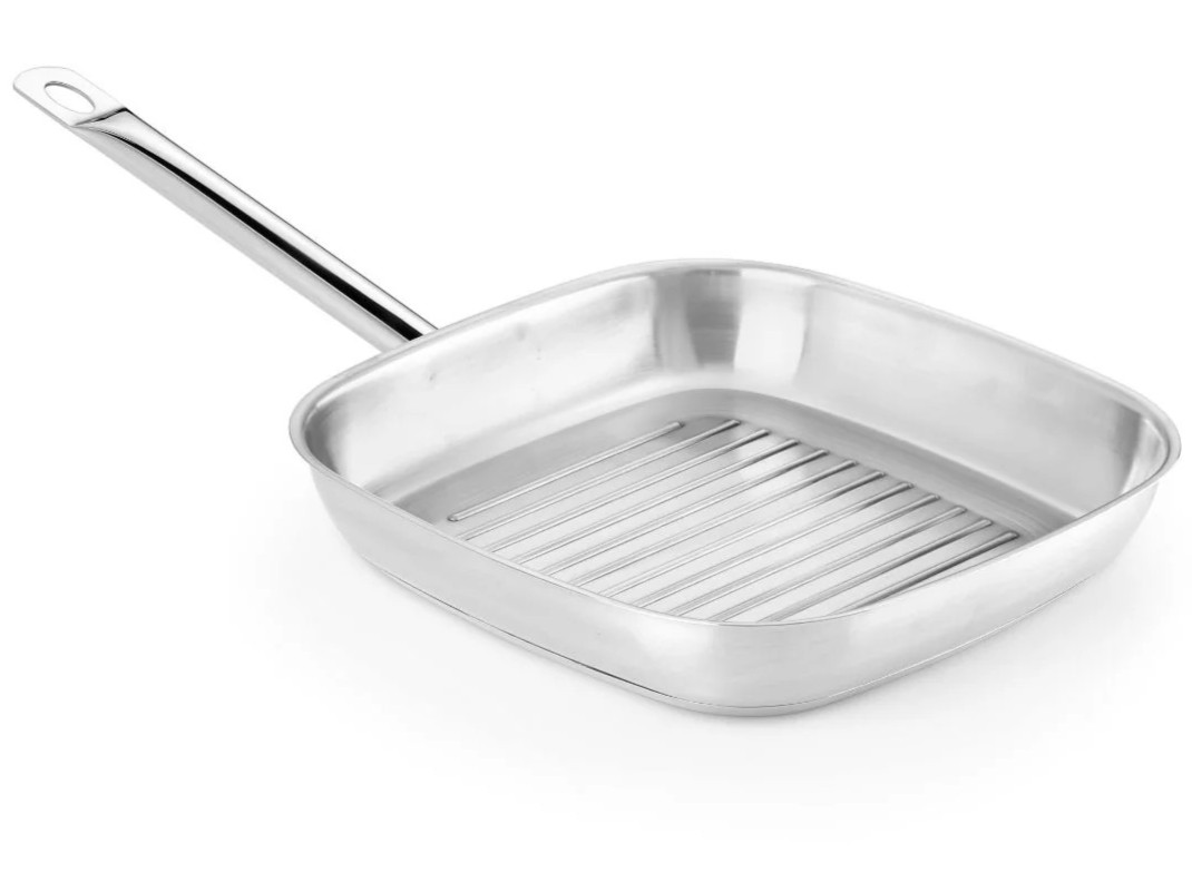 SARTEN BRA 24CM PROFESIONAL GRILL ACERO INOX