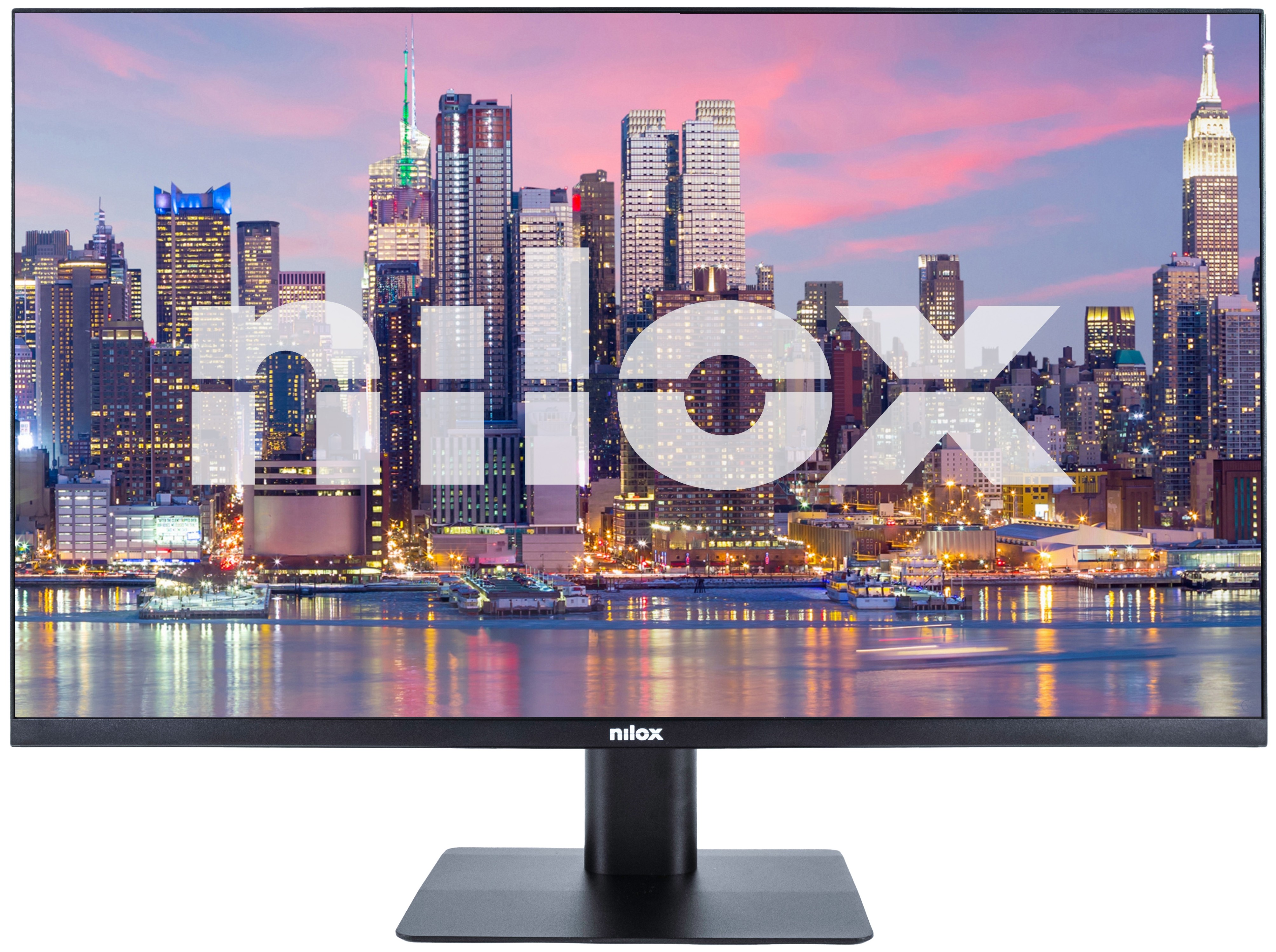 Monitor Nilox NXM27FHD112, 27 pulgadas, Full HD, IPS, 100 Hz, 1 ms, HDMI, DisplayPort, VESA 100x100, negro