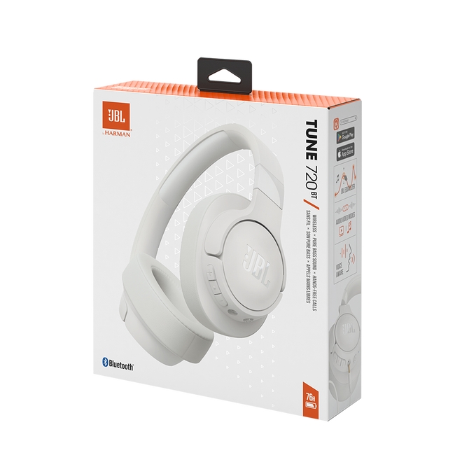 AURICULARES JBL TUNE 720 DIADEMA BLUETOOTH WHITE