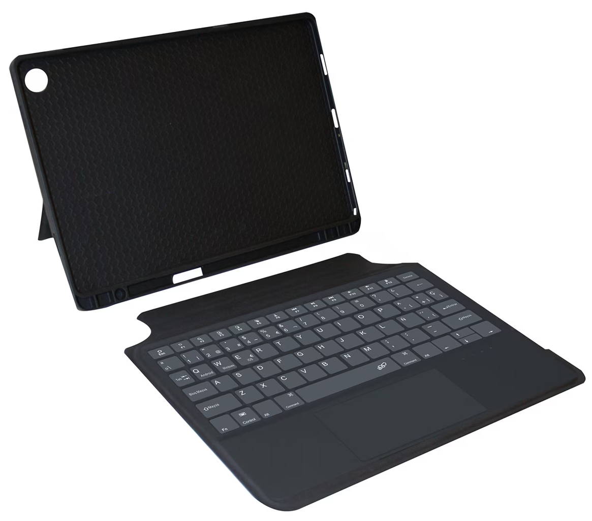 FUNDA Y TECLADO BT SILVER HT TAB A9+/A11+ 11 MAGNE