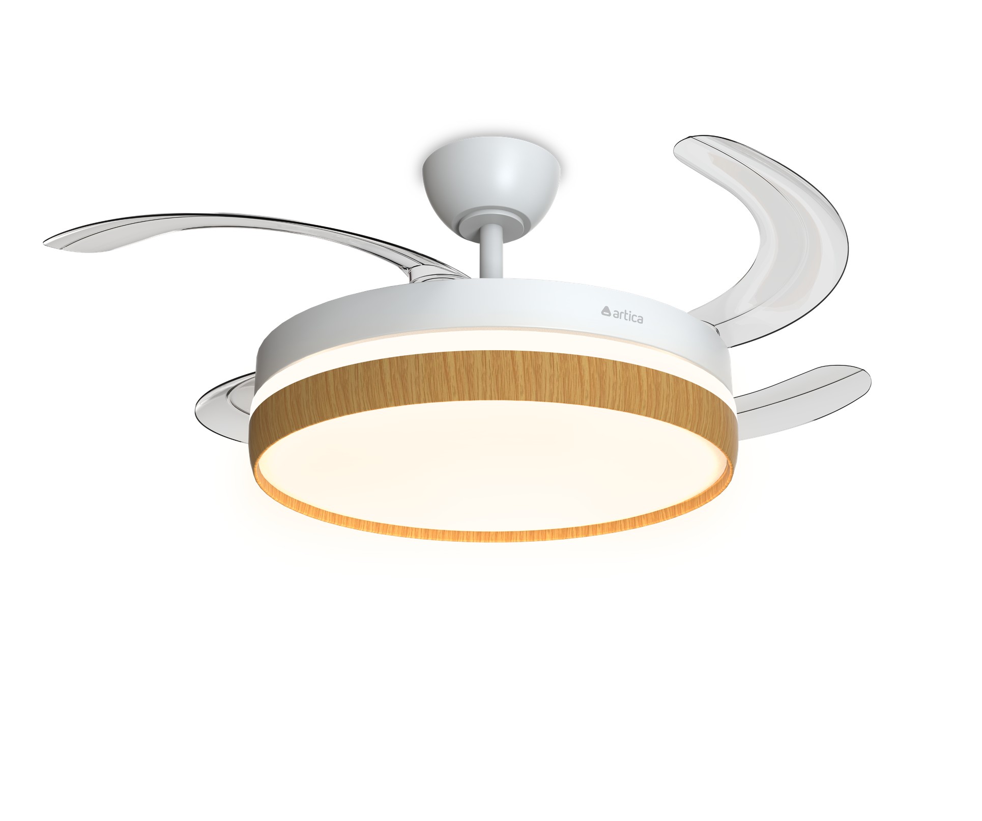 VENTILADOR TECHO RET ARTICA AVTECHR72BM BCO MD 72W