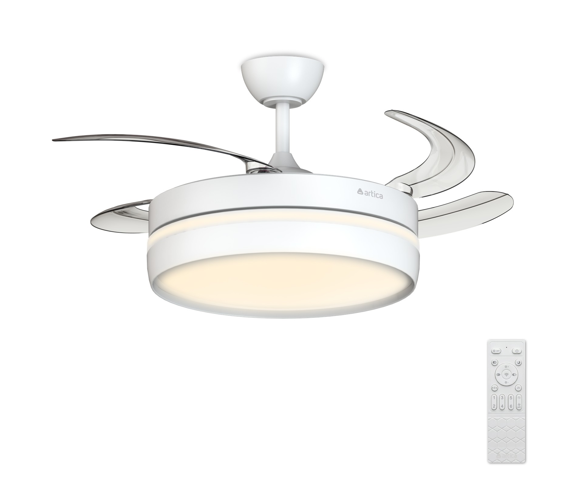 VENTILADOR TECHO RET ARTICA AVTECHR72B BCO 72W