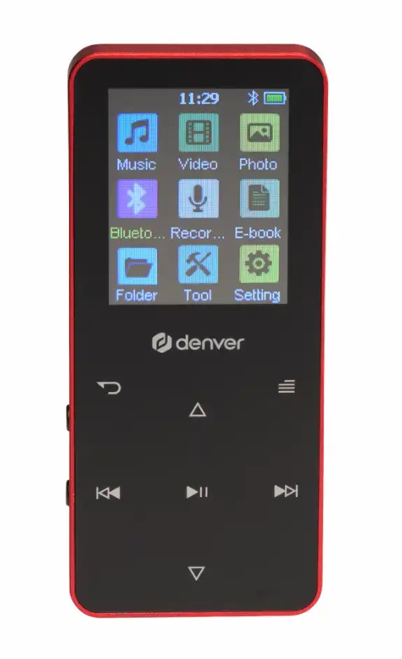 REPROD. MP4 DENVER MP-1830R RED