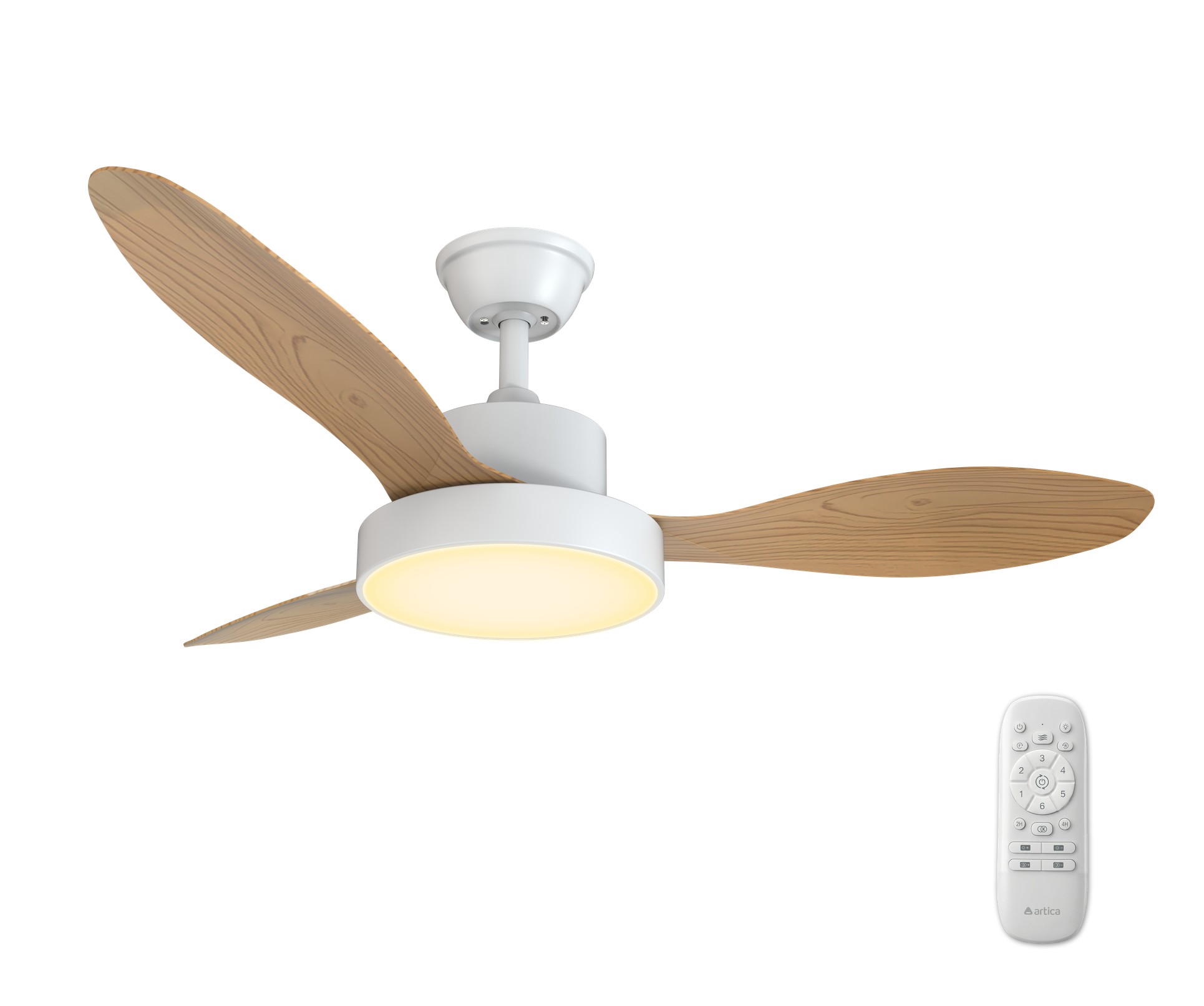VENTILADOR TECHO ARTICA AVTECH36BM BCO MD 36W 119