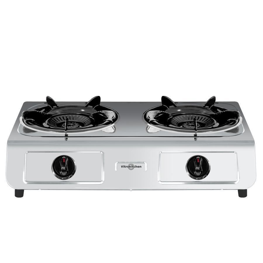 HORNILLO VITROKITCHEN 275IB INOX 2F GAS TERMOPAR