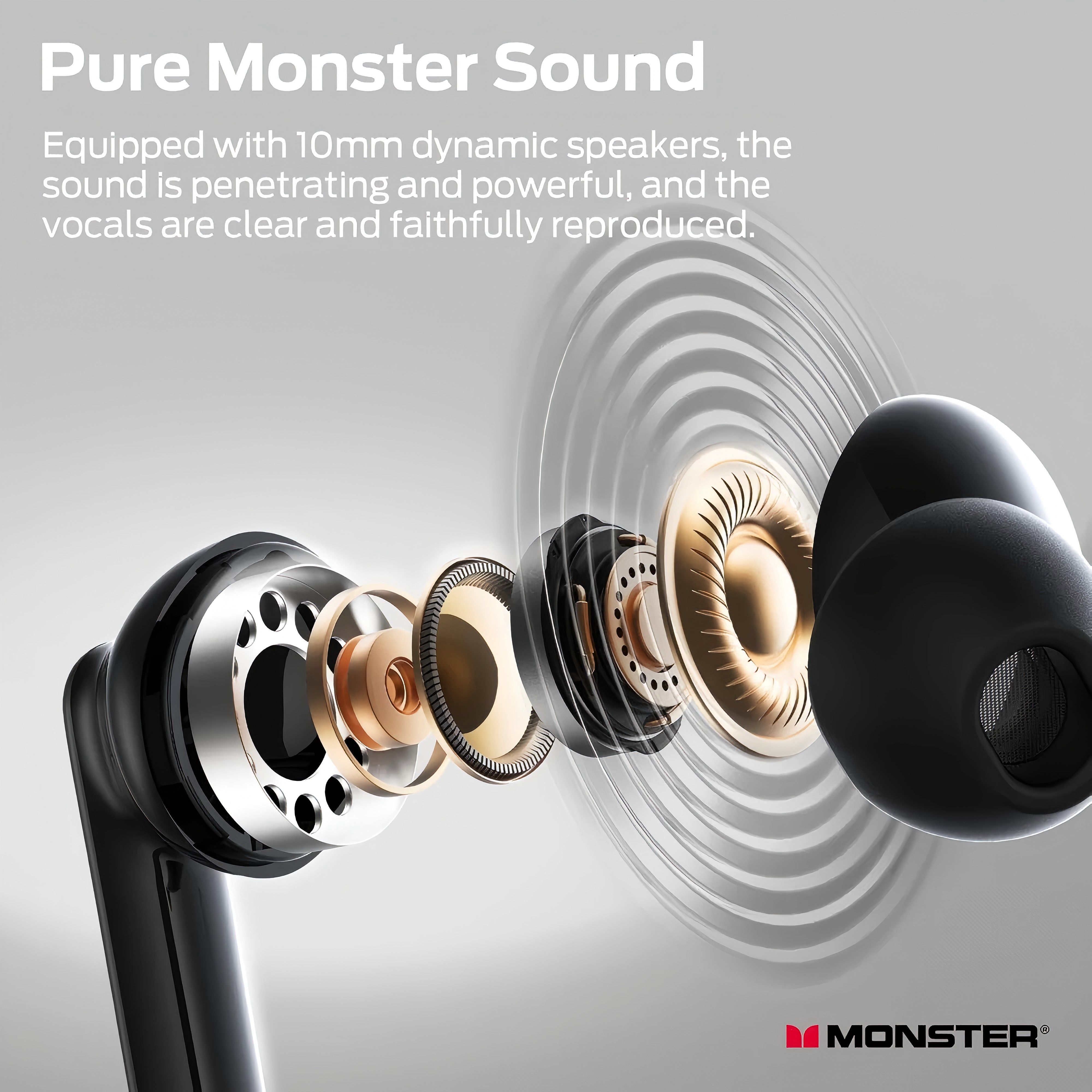AURICULAR MONSTER TH300 BLANCO