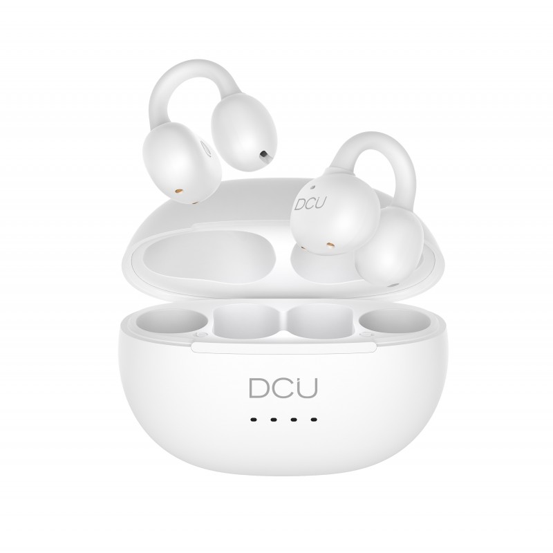 AURICULARES DCU AIRCLIP BLANCOS