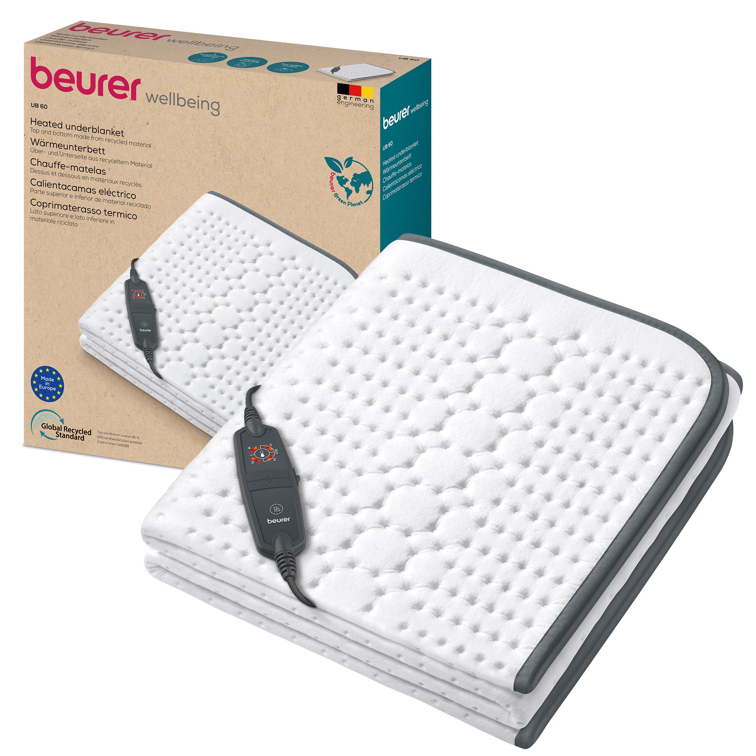 CALIENTA CAMAS BEURER UB60 150X80CM 60W